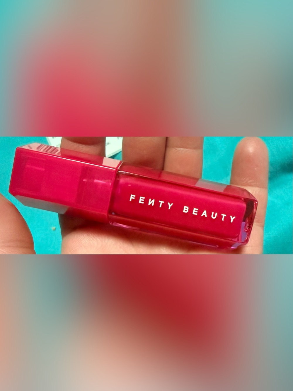 Fenty Gloss Bomb Burst Pink Blink 01 Liquid Lips— Vibrant Pink - Picture 3 of 8
